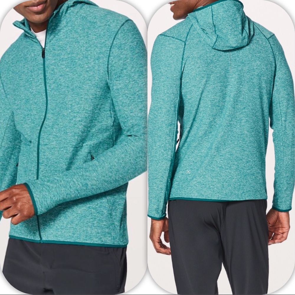 New without tag. LULULEMON SURGE WARM FULL ZIP LAGUNA M